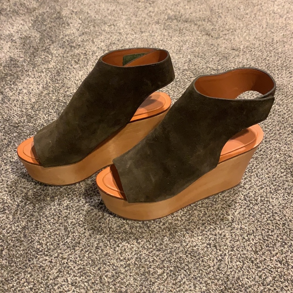 Celine wooden wedges